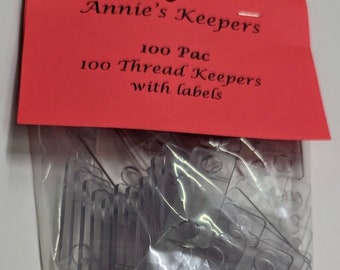 Annie's Keepers -100 Thread Keepers - Acrylic Keepers only