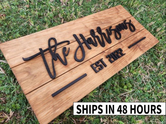 Sign - BLACK - Business Hours PERSONALIZED Wood Plank Sign Sign - BLACK - Business Hours PERSONALIZED Wood Plank Sign