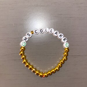Custom Teacher Bracelet