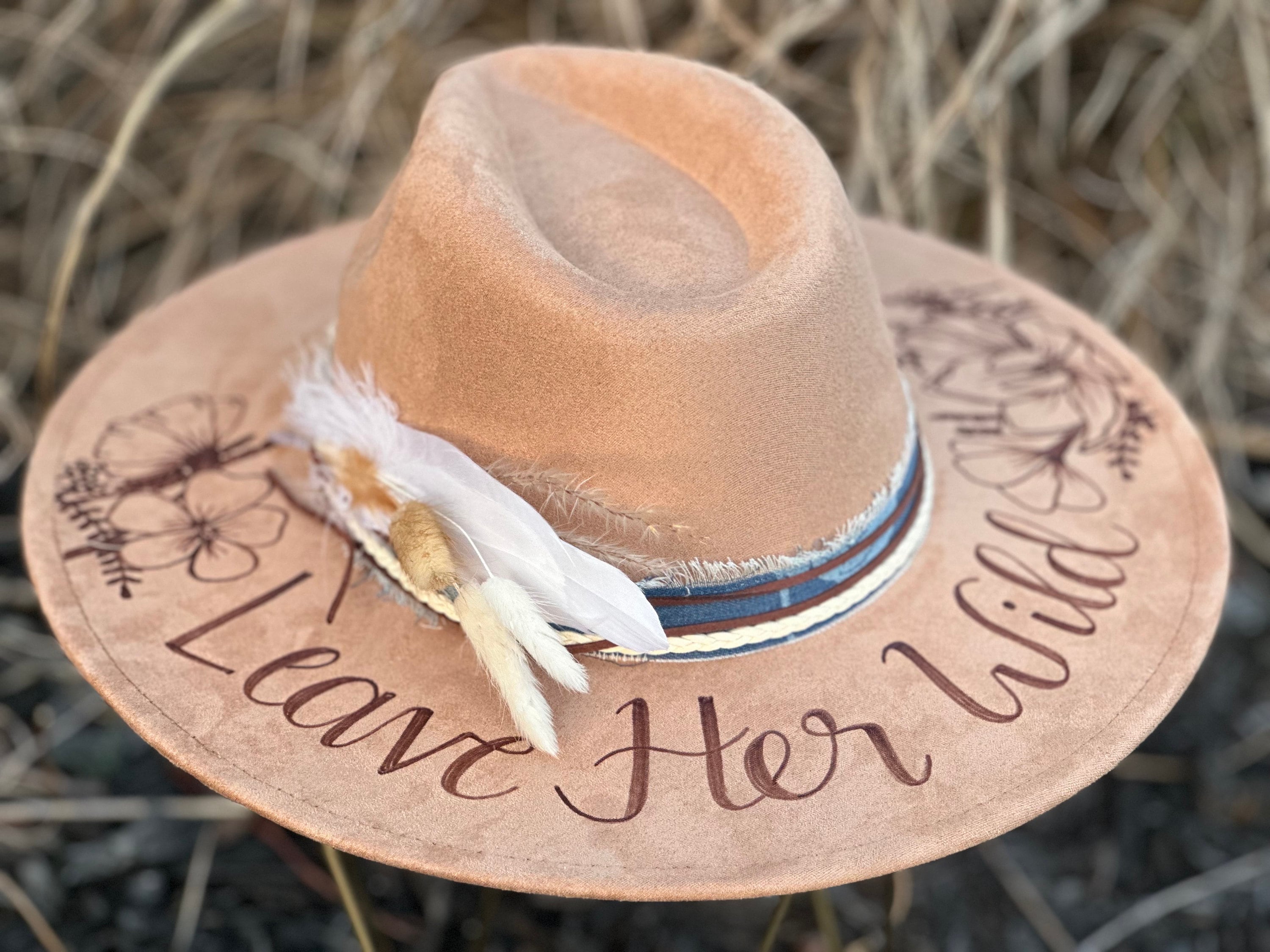 Leave Her Wild - Custom Cowboy Hat for Women With Leave Her  display picture 1