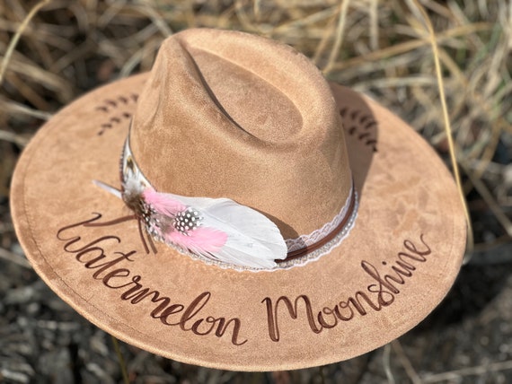 Lainey Wilson Concert Hat - Custom Cowgirl Hat, Watermelon  display picture 1