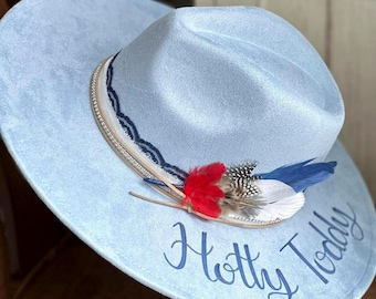 Ole Miss Cowboy Hat, Hotty Toddy Gameday Outfit, SEC Football Gear, College Pics Hat, School Spirit