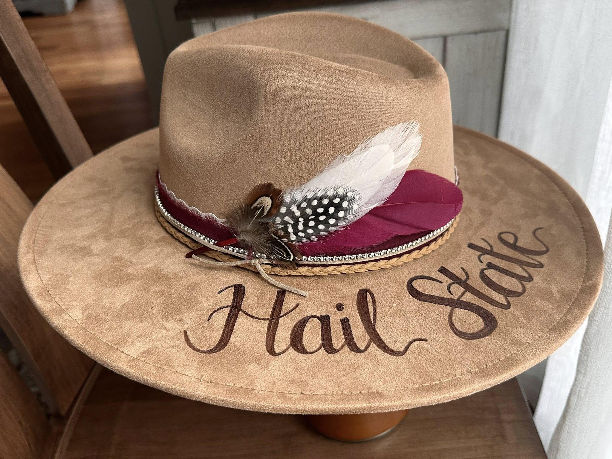 Trojans custom cowgirl hat Handmade Custom Hats in Austin - TROVADOR main image 3