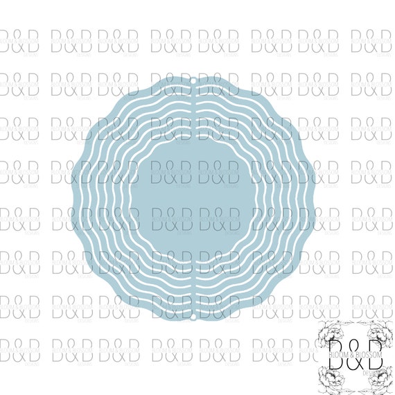 Wind Spinner Template SVG PNG PDF Sublimation Water Slide Etsy