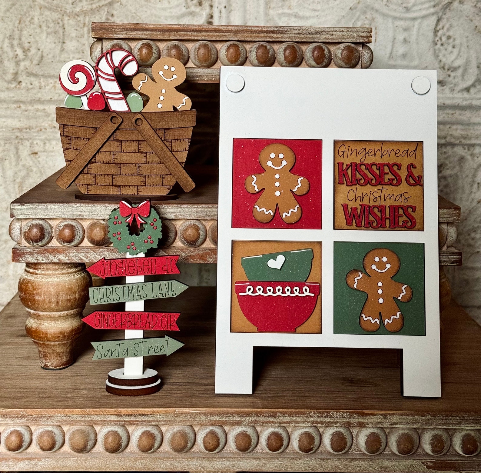 Gingerbread MINI Interchangeable Tile Inserts - Etsy