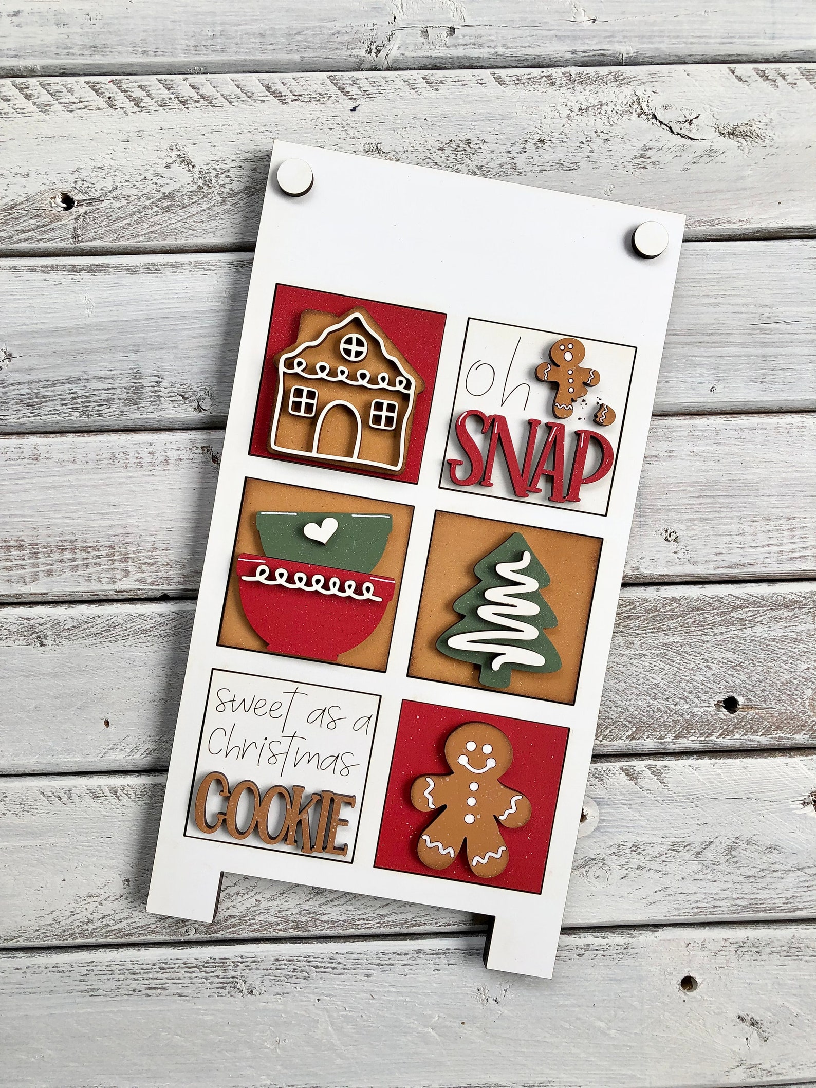 Gingerbread MINI Interchangeable Tile Inserts - Etsy