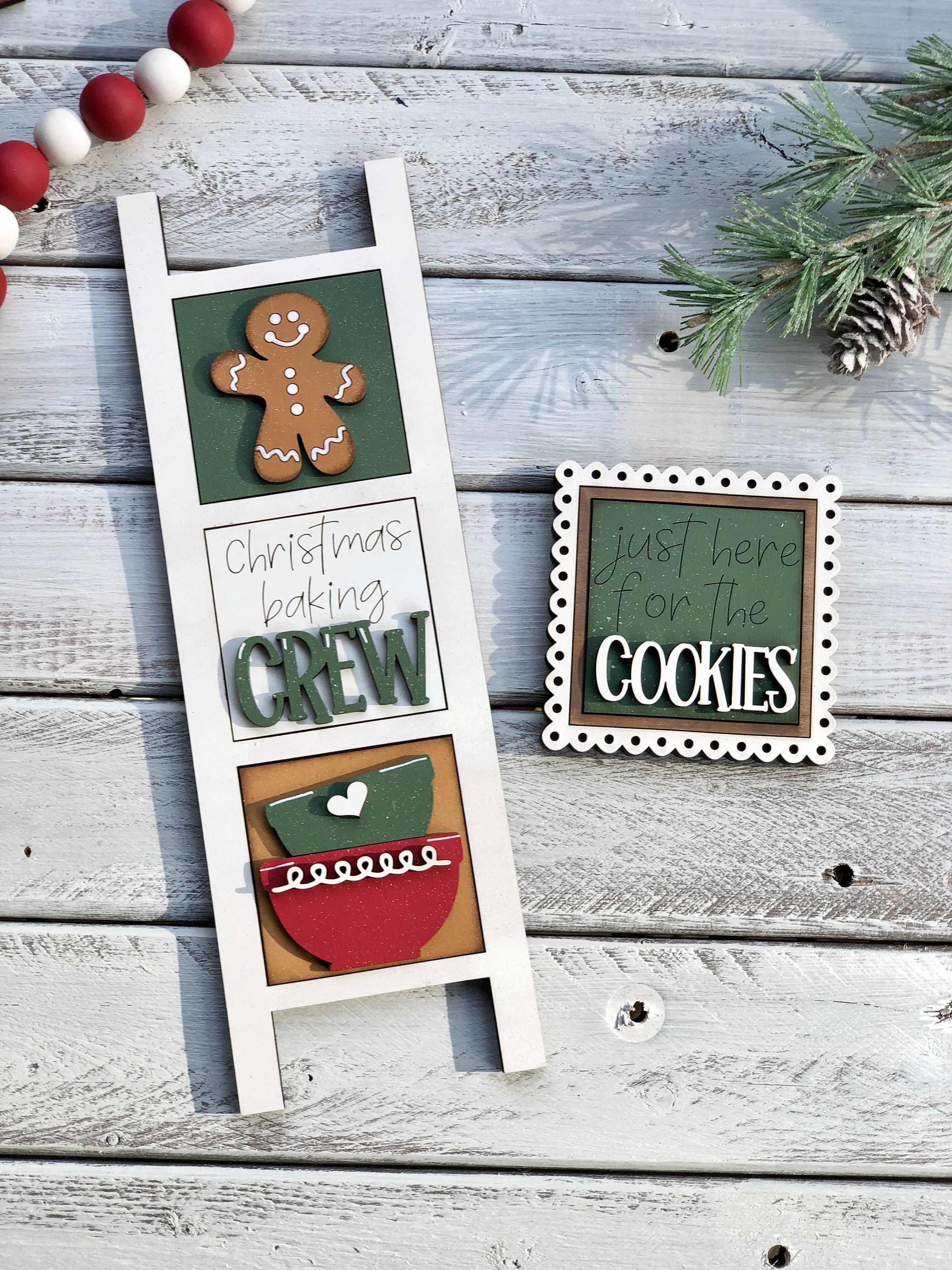 Gingerbread MINI Interchangeable Tile Inserts - Etsy