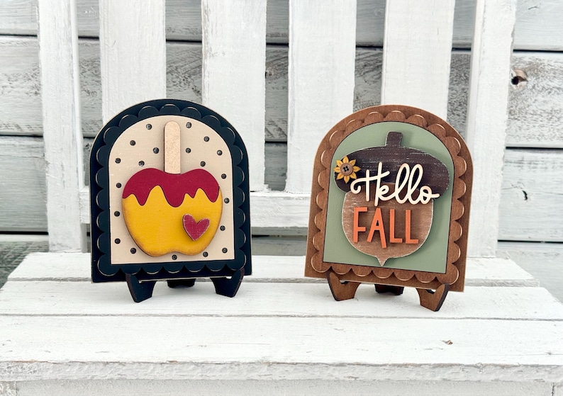 Seasonal Volume 2 Interchangeable MINI Arched Sign /winter, Spring ...
