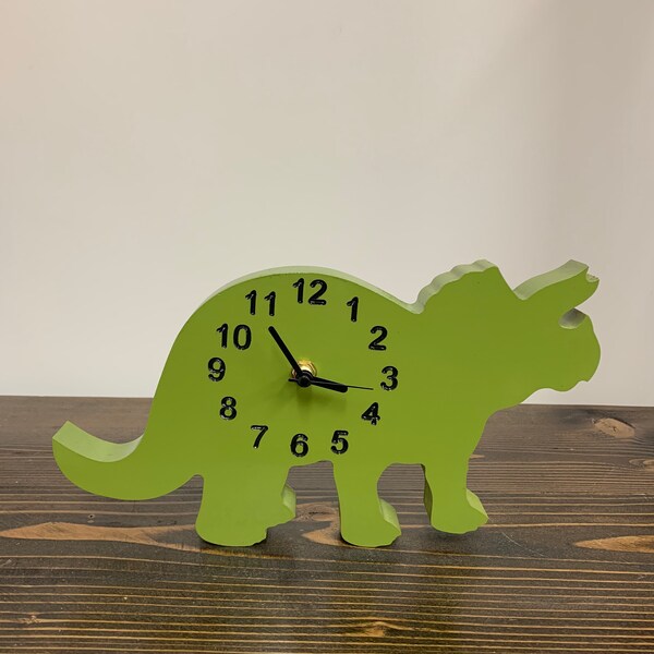 Triceratops Clock