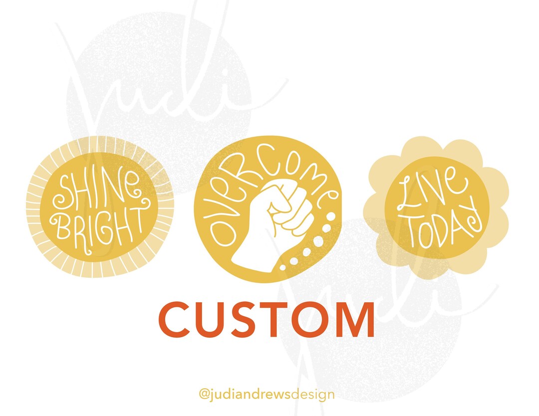 Custom - Simple Style Symbol/emblem Design - Digital Download - Etsy UK