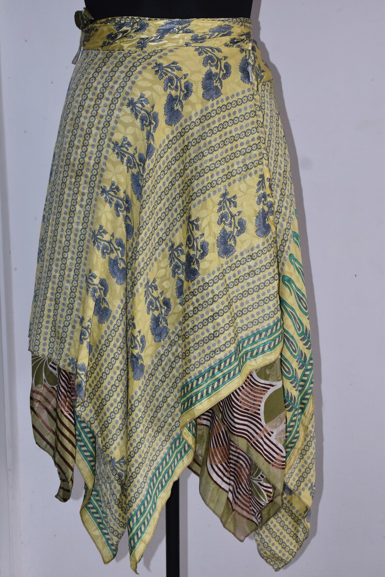 Wrap Skirt Long Wrap Skirt Indian Silk sari Wrap Skirt Women Silk Sari Dress Skirts 35