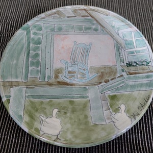 Large Ceramic Platter by &quot;The Studio&quot;