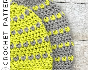 Rocksteady Beanie Crochet PATTERN | PDF Chemo Cap Crochet Pattern