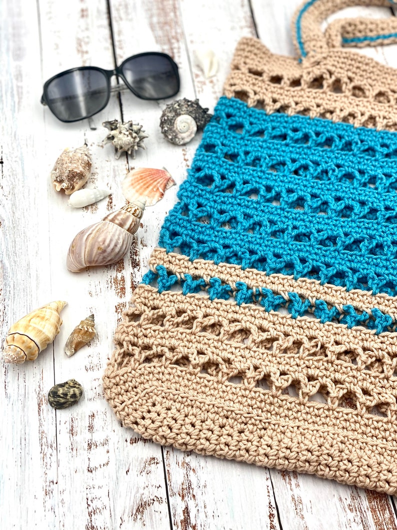 Dockside Bag Crochet PATTERN Beach Bag Crochet Pattern - Etsy