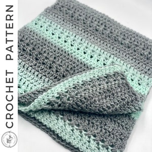 Chunky Baby Blanket Crochet PATTERN, PDF Baby Blanket Crochet Pattern, Crochet Chunky Blanket Pattern, Baby Blanket Pattern, Baby Blanket
