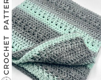 Chunky Baby Blanket Crochet PATTERN, PDF Baby Blanket Crochet Pattern, Crochet Chunky Blanket Pattern, Baby Blanket Pattern, Baby Blanket
