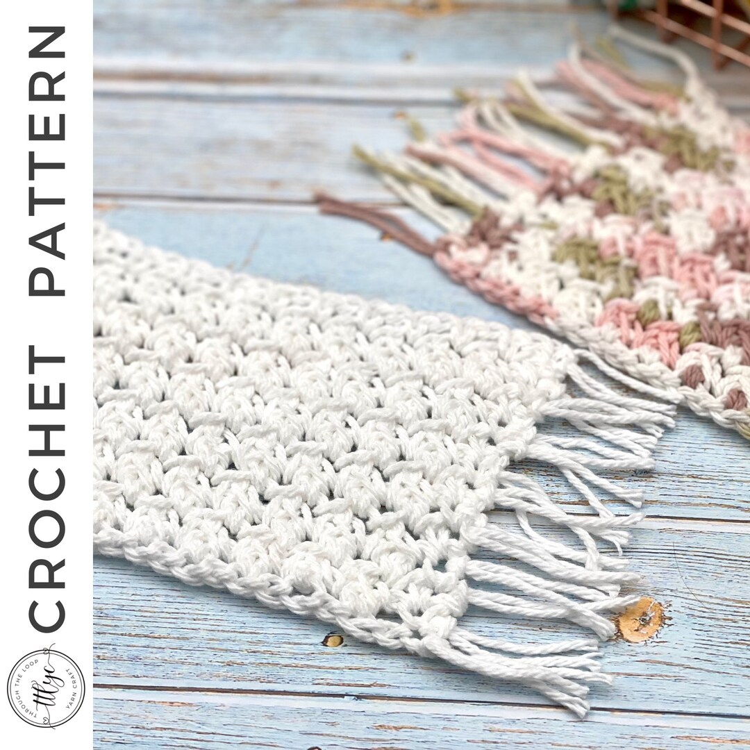 Caia Mug Rug Crochet PATTERN, PDF Coaster Crochet Pattern, Crochet Mug ...