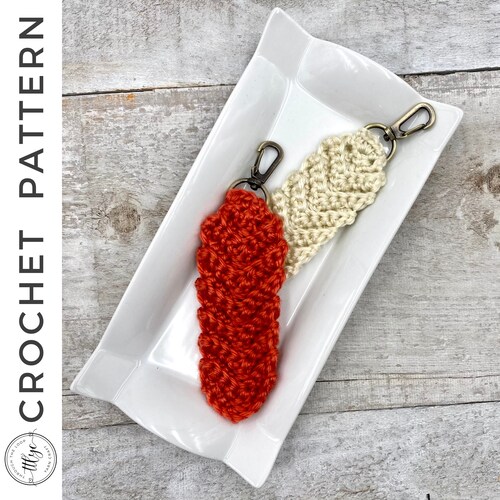 Boho Crochet Keychain PDF Pattern Etsy