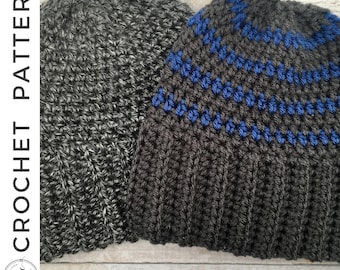Spencer Beanie Crochet PATTERN | PDF Boys Beanie Crochet Pattern