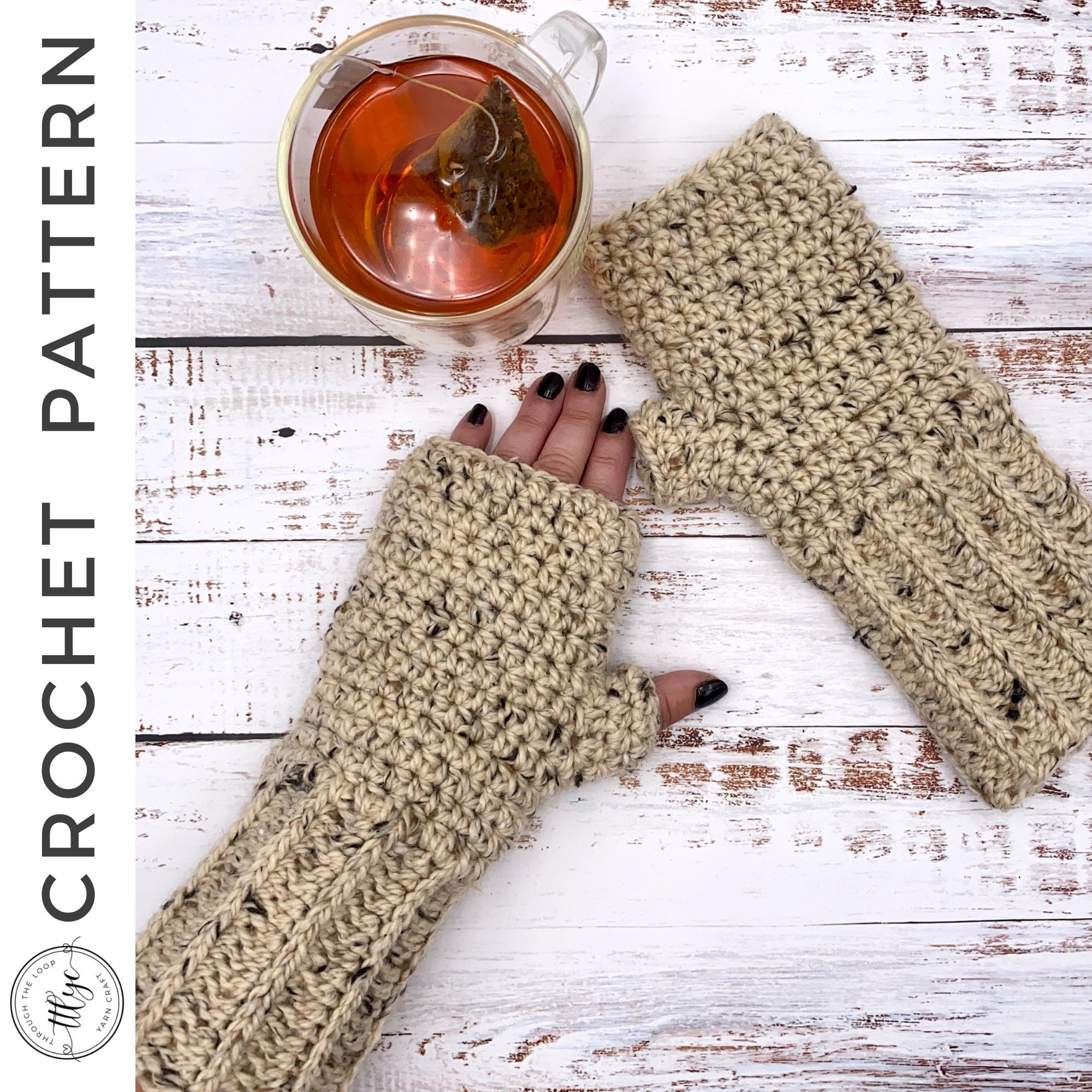 29 Victorian Fingerless Gloves Crochet Patterns to Add Elegant, Vintage Flair 24 Galloway Fingerless Gloves Crochet