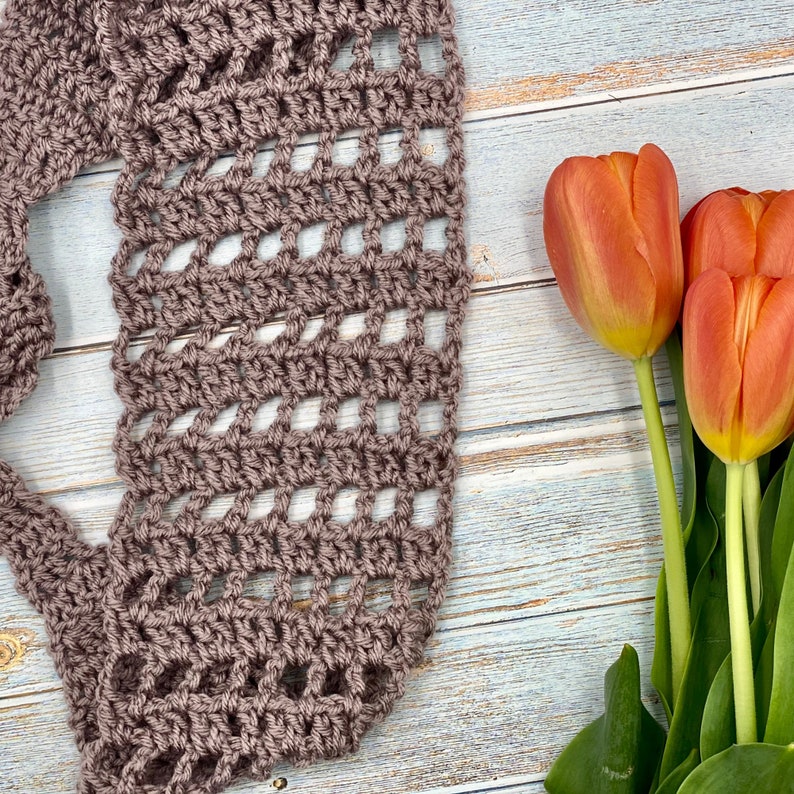 Whimsy Head Wrap Virkmönster, PDF Virkat Hårsjalmönster, Håraccessoarer, Virkat Hårband, Boho Hårsjal, Pannband För Kvinnor bild 5