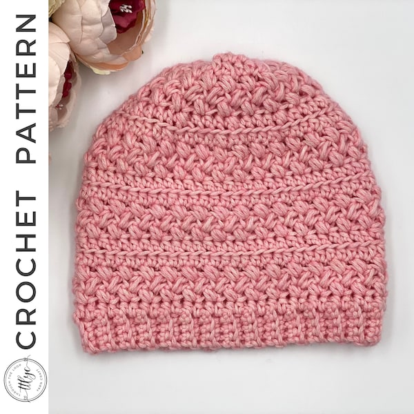 Chemo Hat Crochet PATTERN, PDF Chemo Cap Crochet Pattern, Chemo Headwear, Cancer Head Covering, Crochet Beanie Pattern, Crochet Hat, Hat PDF