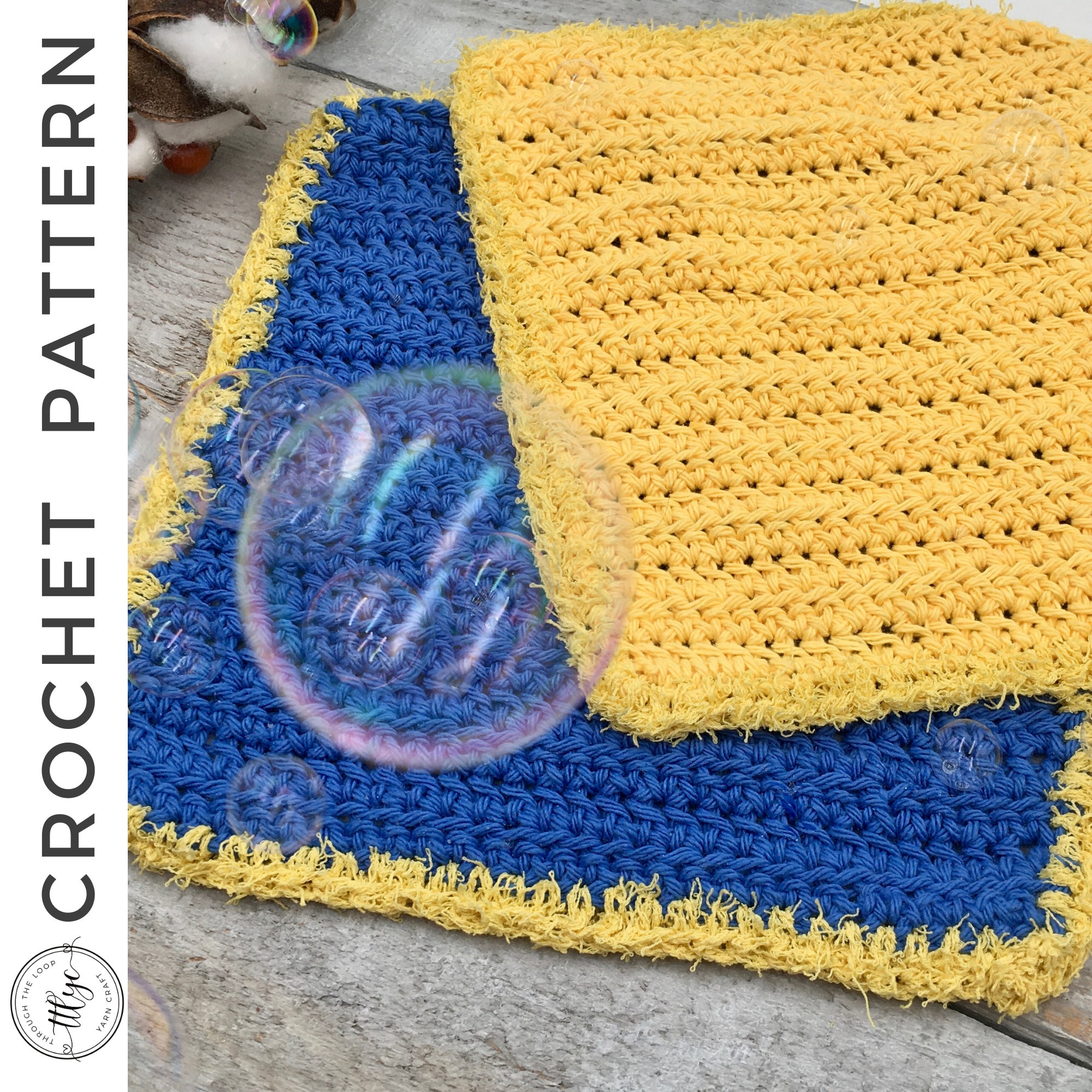 30 Dish Scrubber Crochet Patterns for a Practical, Eco-Friendly Kitchen 19 Somerside Dishcloth and Dish Scrubber Crochet Pattern