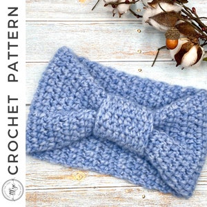 Linley Ear Warmer Crochet PATTERN | PDF Ear Warmer Crochet Pattern