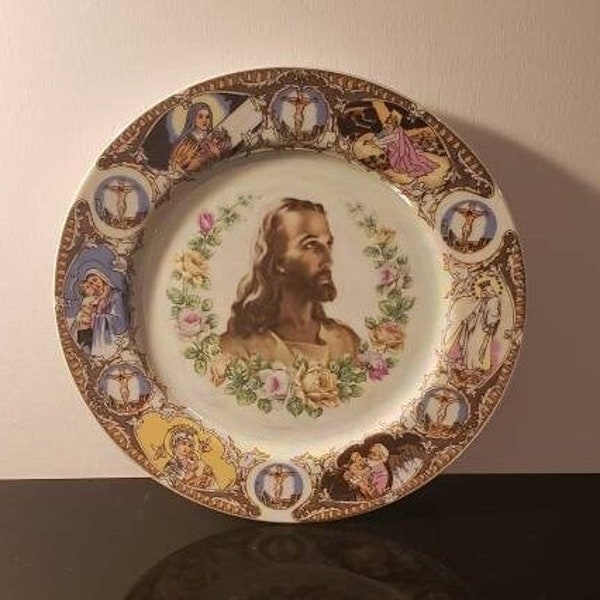 Jesus Collector Plates Etsy