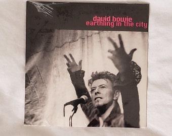 David Bowie Earthling In The City, 1997 AT&T 6 pistes Promo Enhanced CD, David Bowie CD scellé, cd David Bowie non ouvert vintage