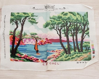 Margot De Paris 'The Falconer' Half-Stitch Needlepoint Canvas Kit - 10 Ct Zweigart, 40x50cm, Printed Design, Yarn Not Included