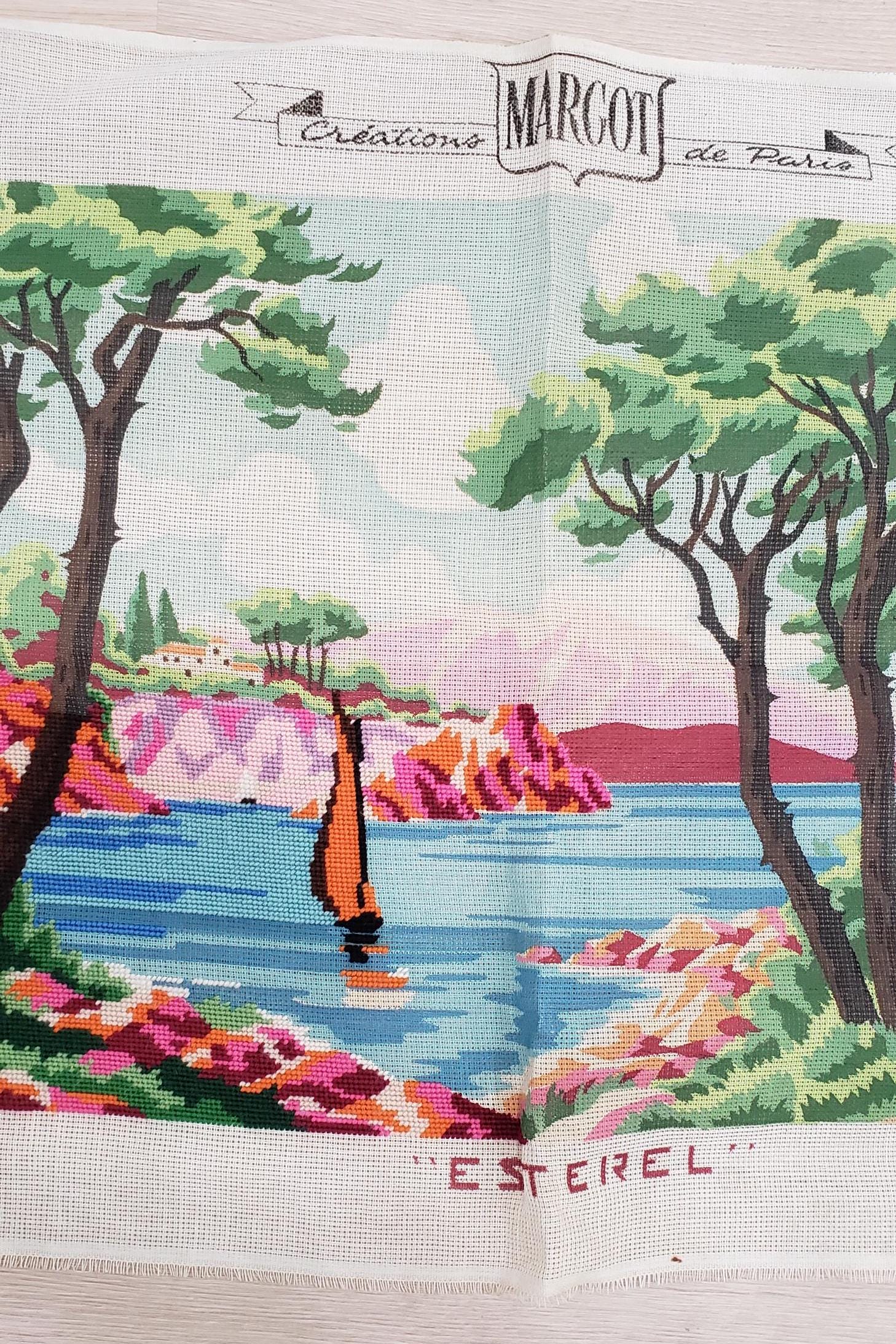 Margot De Paris 'The Falconer' Half-Stitch Needlepoint Canvas Kit - 10 Ct Zweigart, 40x50cm, Printed Design, Yarn Not Included