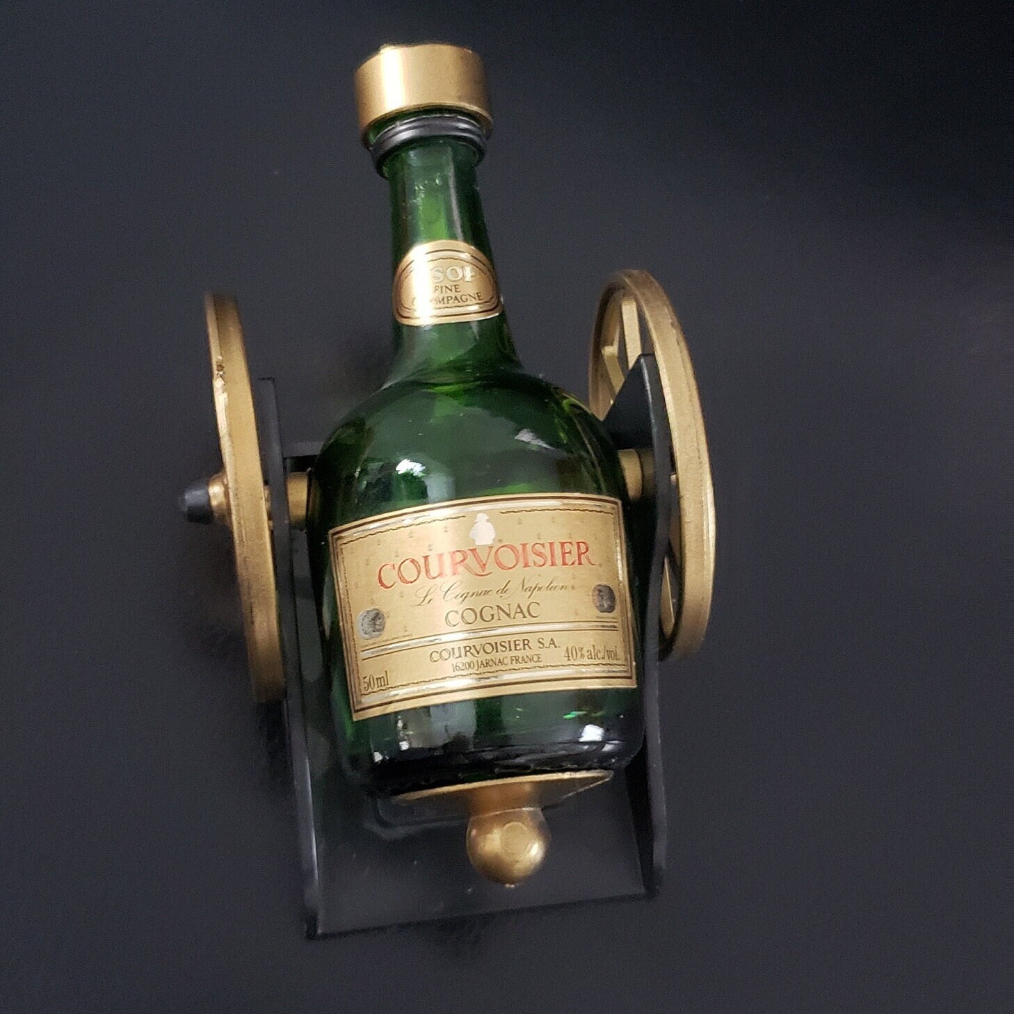 COURVOISIER VSOP砲台付空き瓶
