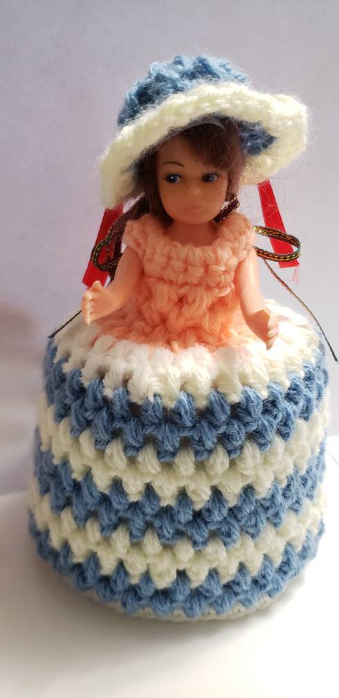 Bathroom ToiletTissue Roll Cover Hand made Knitted Bathroom Etsy