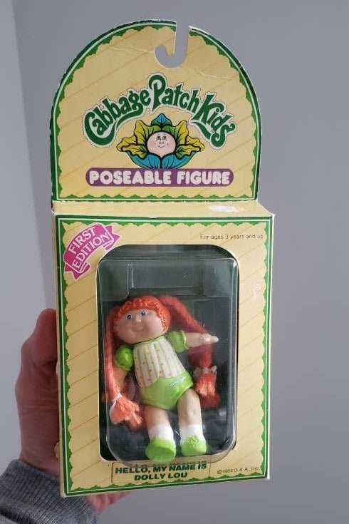 Buy Cabbage Patch Kids Poseable Figure 1984 Dolly Lou First