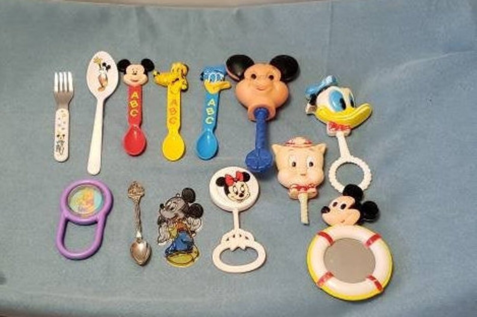Lot of vintage Disney items 13 items Mickey Mouse Donald Etsy