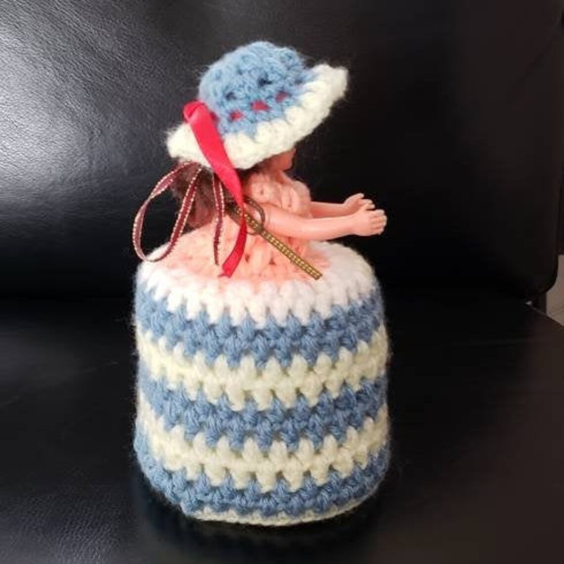 Bathroom ToiletTissue Roll Cover Hand made Knitted Bathroom Etsy