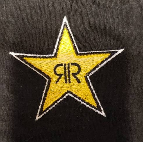 RockStar Energy Drink T-Shirt, RR embroidered log… - image 2