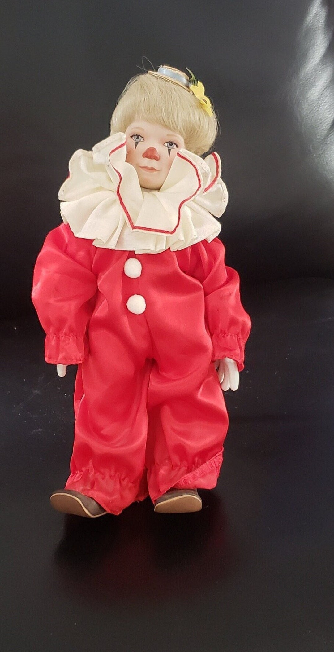 Tommy the Clown Porcelain Clown Edwin M Knowles 5956a,mcclelland