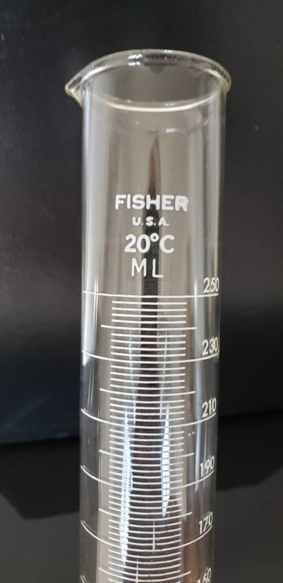 Fisher U.S.A. Scientific Graduated Glass Cylinder 250 Ml, 2ml