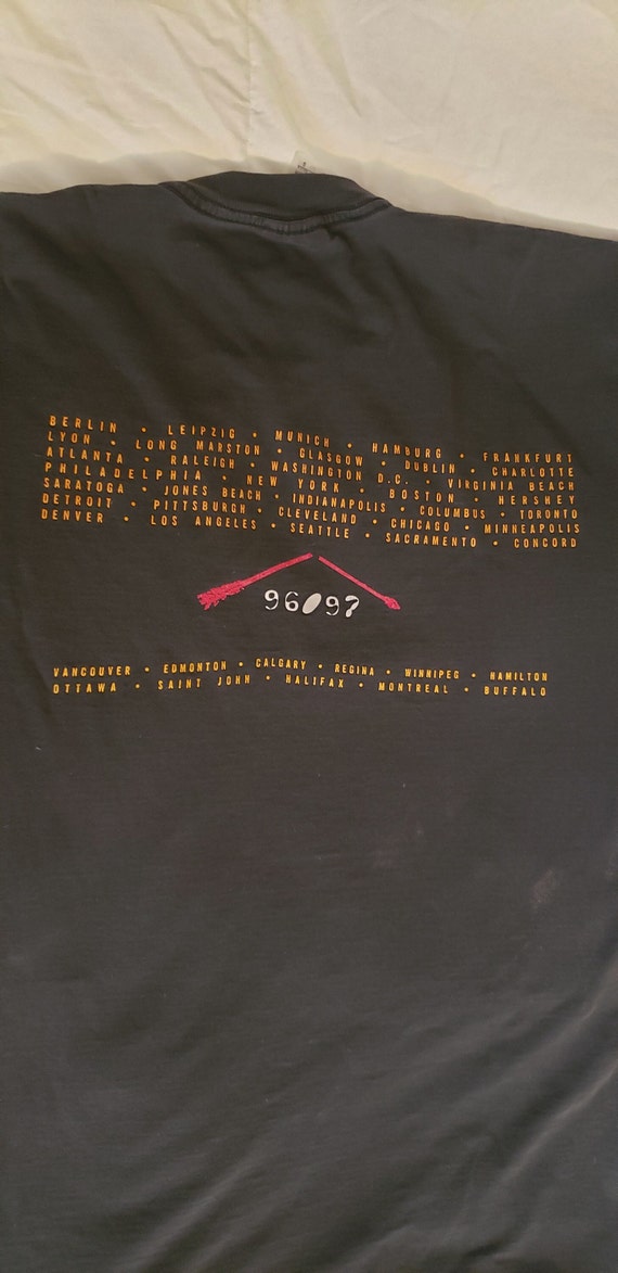 Neil Young with Crazy Horse vintage t-shirt 1996 … - image 8