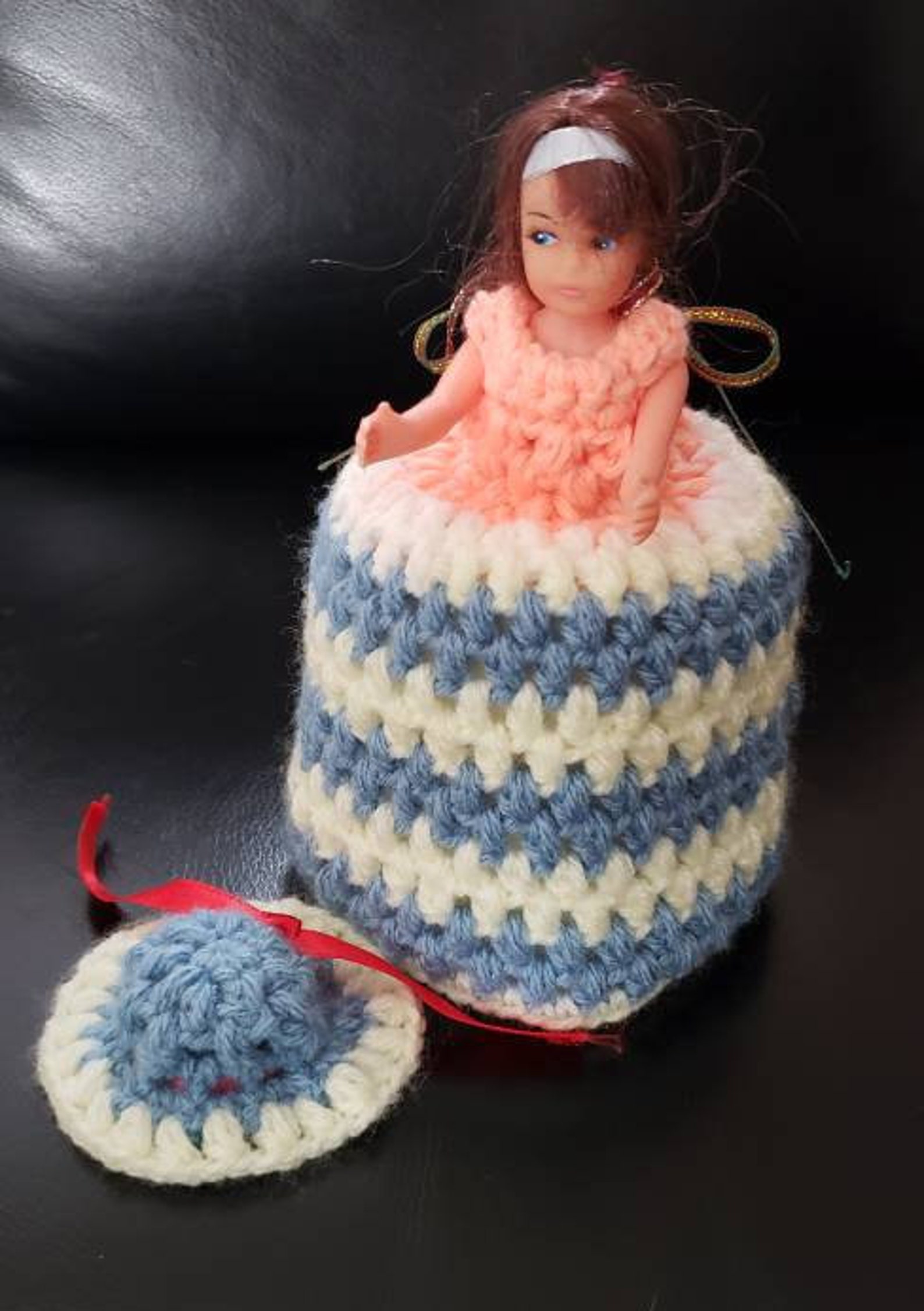 Bathroom ToiletTissue Roll Cover Hand made Knitted Bathroom Etsy