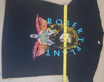 1988年ロバート・プラント・ツアーTシャツ、サイズL、レッド