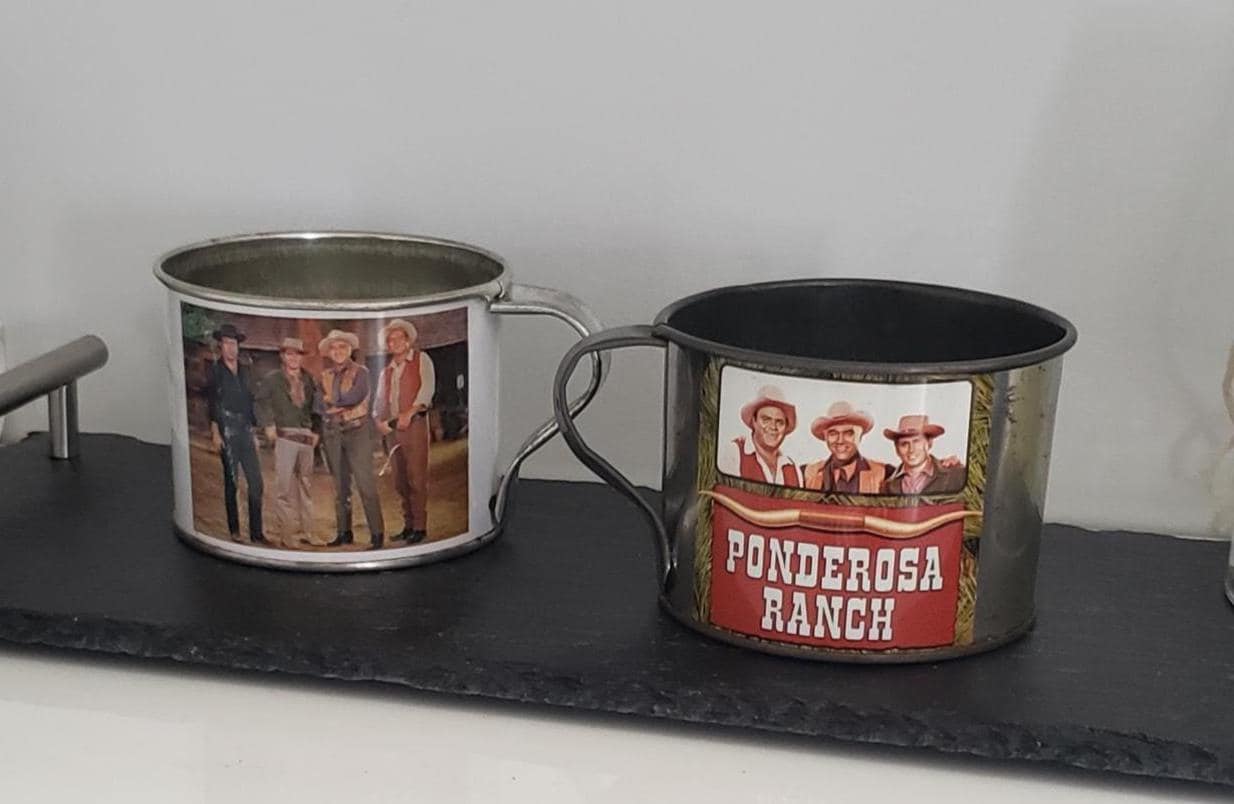カウボーイ　コーヒーカップ＆ソーサー　TEPCO US ウェスタン　アンティーク Cowboy tin cup - Etsy 日本