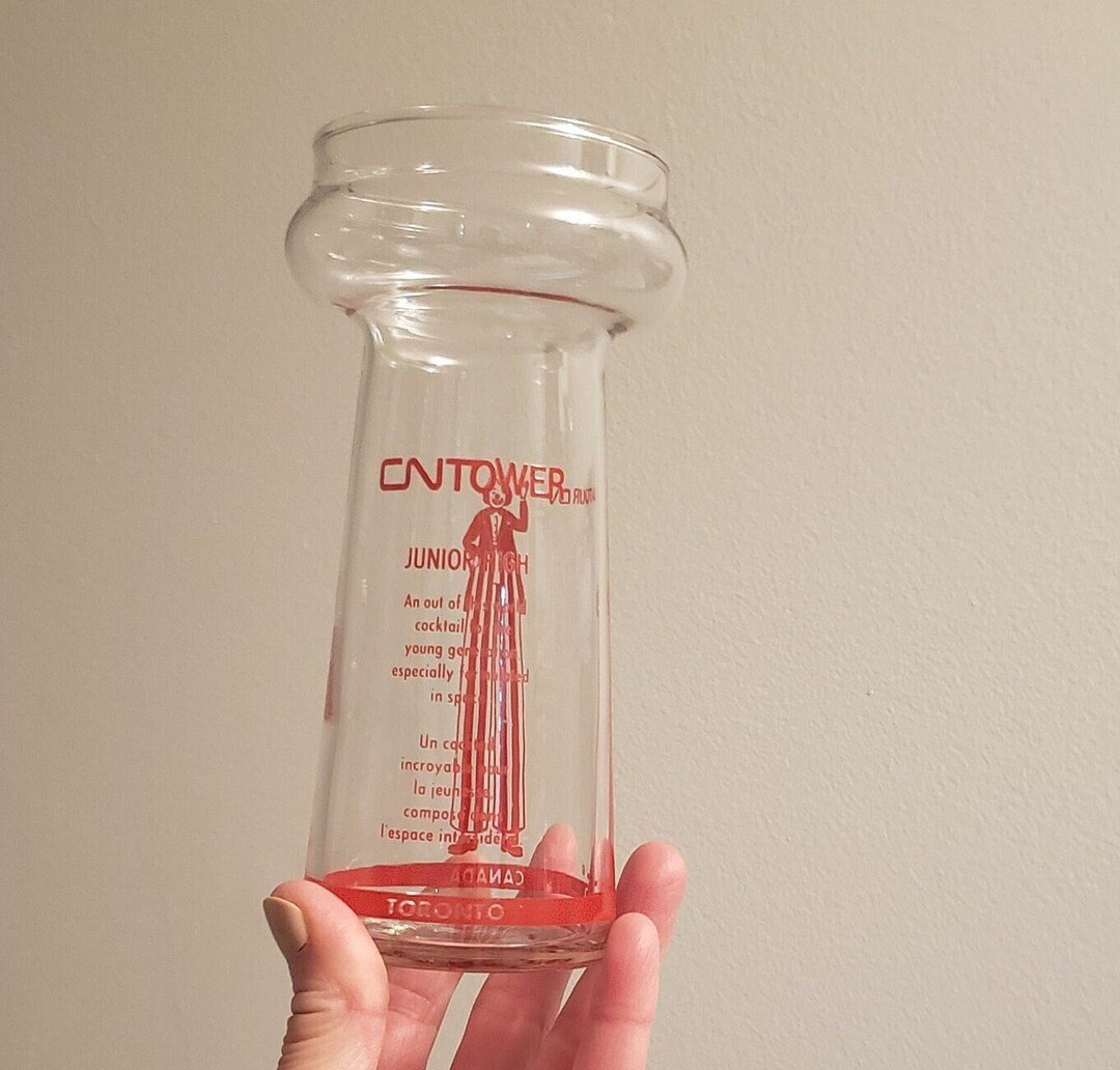 Vintage CN Tower Glass, Junior High CN Tower, Highball Glass, Vintage