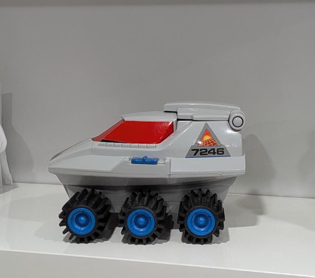 Guardian Rampart Rover Vintage 1984 Gobots Tonka Toy Guardian Boomer Vehicle Space Rover Toy ...
