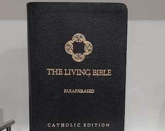 Żywa Biblia, wydanie parafrazowane katolickie, z księgami deuterokanonicznymi, konkordancja w kolorze czerwonym