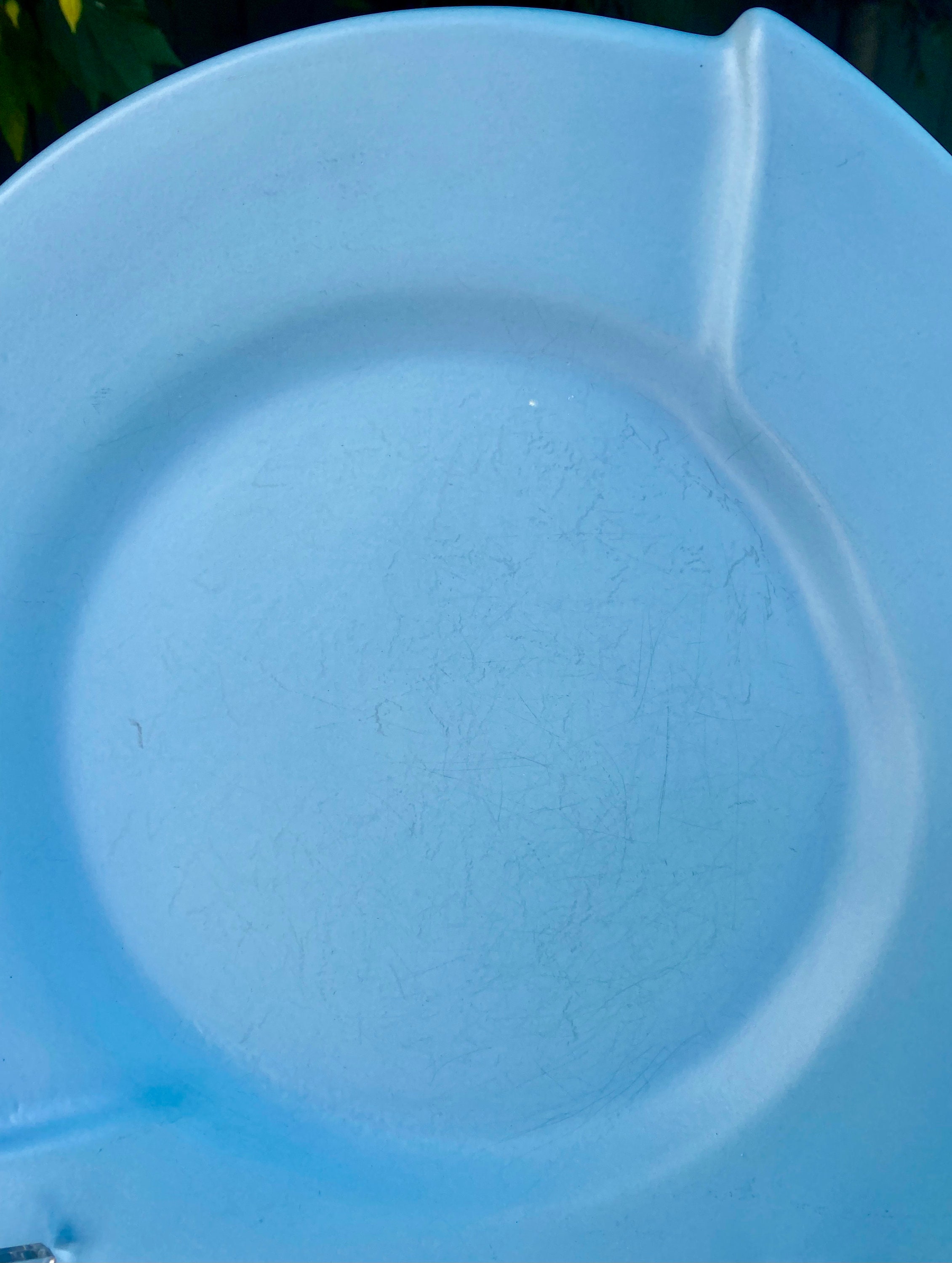Vintage Cyclamen Blue Dinner Plate (3) by Julie Sanders