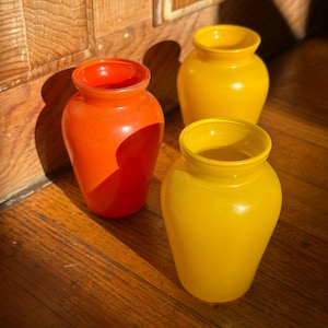 Vintage Miniature Art Glass Vase