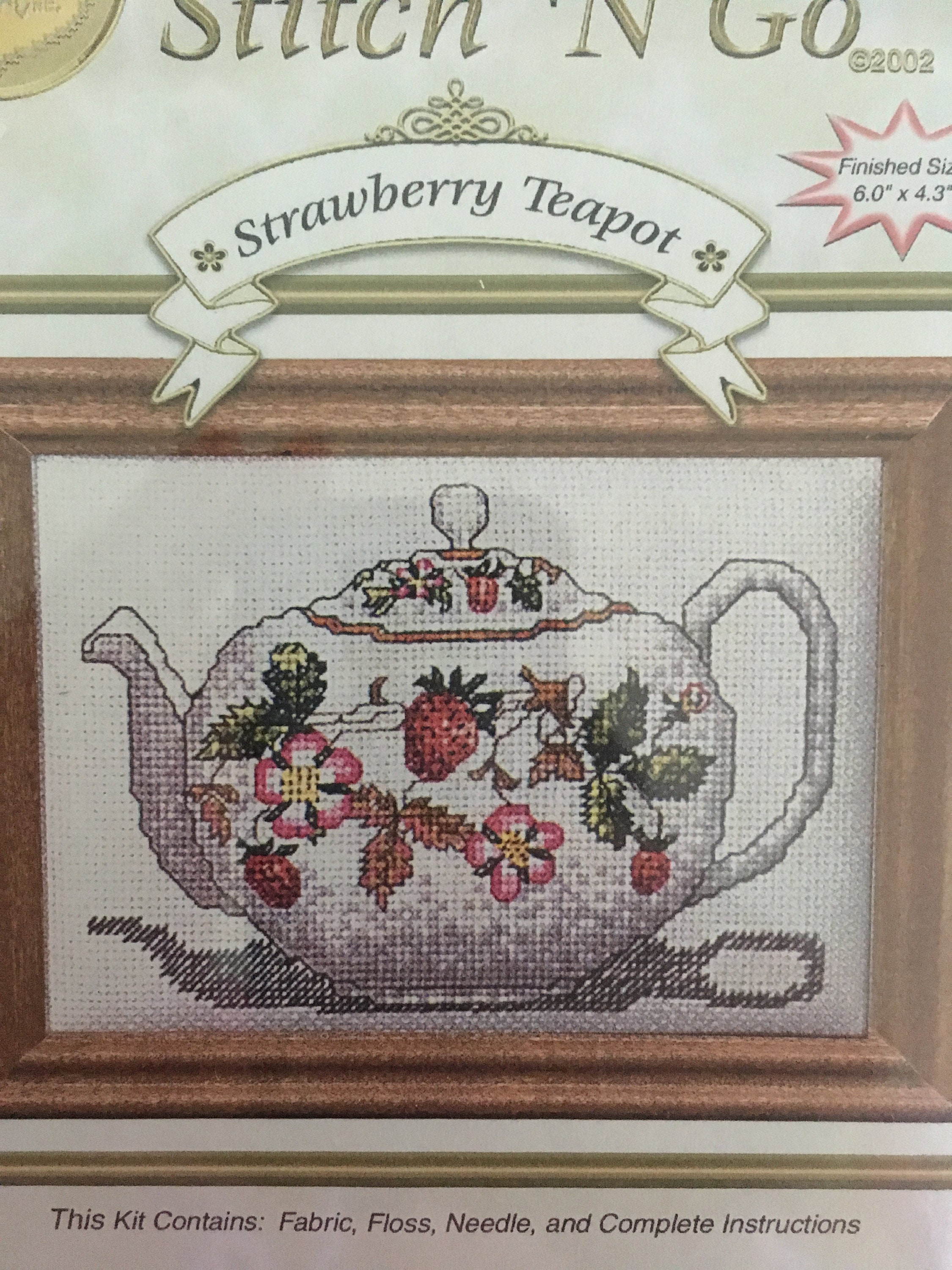 Cross My Heart Inc Teapot Counted Cross Stitch Etsy